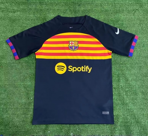 2023/24 Barcelona Royal Blue Thailand Soccer Training Jerseys-416