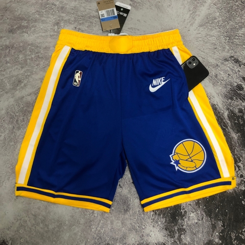 2023 Season City Retro Version Golden State Warriors NBA Blue Shorts-311