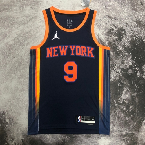 2023 Jordan Season Limited Version NBA New York Knicks Black #9 Jersey-311