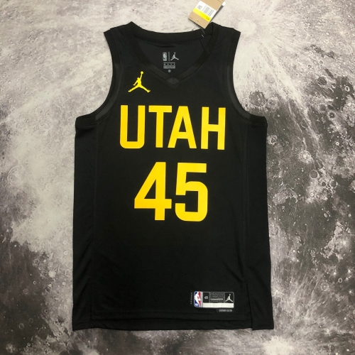 2023 Jordan Limited Version NBA Utah Jazz Black #45 Jersey-311