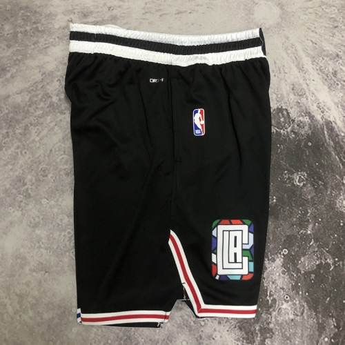 2023 City Version Los Angeles Clippers Black Shorts-311