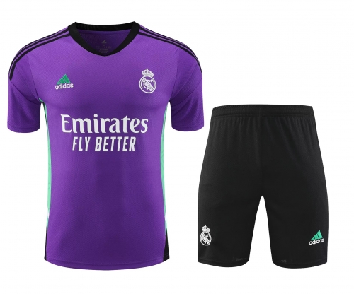 2023/24 Real Madrid Purple Thailand Soccer Training Uniform-418