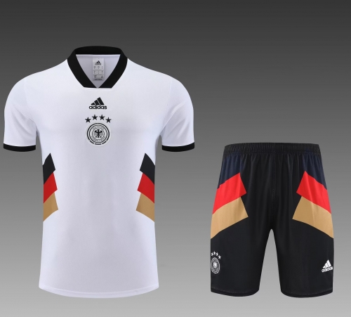 2022/23 Germany White Shorts-Sleeve Thailand Soccer Uniform-PO