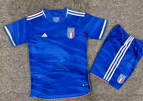 2023/24 Italy Home Blue Soccer Uniform-302/516