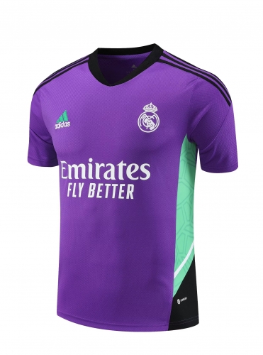 2023/24 Real Madrid Purple Thailand Soccer Training Jerseys-418