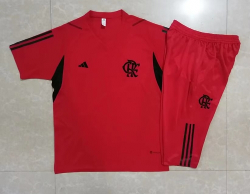 2023/24 Flamengo Red Shorts-Sleeve Thailand Soccer Jersey-815