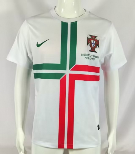 12 Retro Version Portugal Home  Thailand Soccer Jersey AAA-503/710/811/601