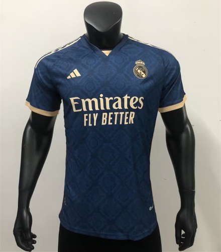 Player Version 2023/24 Real Madrid Blue Thailand Soccer Jersey-2100