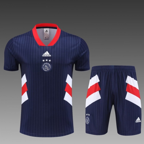 2023/24 Retro Ajax Royal Blue Thailand Tracksuit Vest Uniform-PO