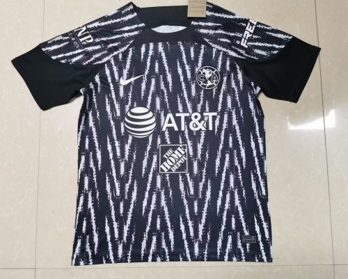 22-23 Club América Goalkeeper Black Thailand Soccer Jersey AAA-410/23