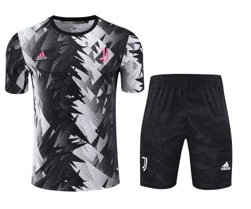 2023/24 JuventusBlack & Gray Thailand Soccer Training Jersey Uniform-418