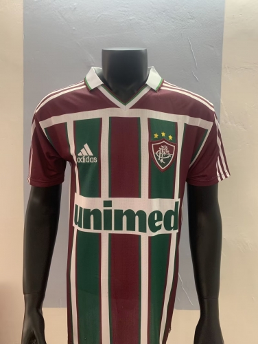 2003 Retro Eddtion Fluminense FC Red Thailand Soccer Jersey AAA-2041