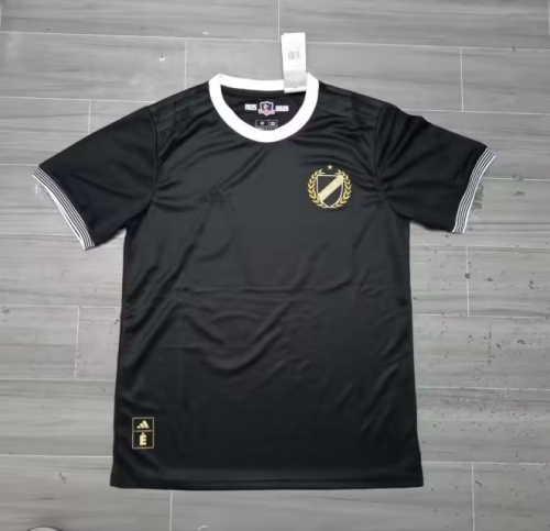 100th Colo-Colo Black Thailand Soccer Jersey AAA-JM/47