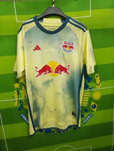 2023/24 New York Red Bulls Away Yellow Thailand Soccer jersey AAA-47/410/522