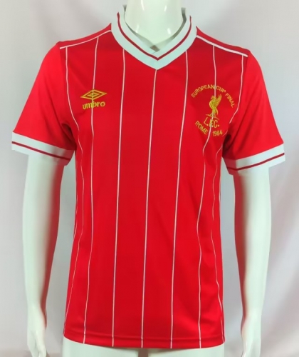 84-85 Retro Version Liverpool Home Red Thailand Soccer Jersey AAA-503/2011
