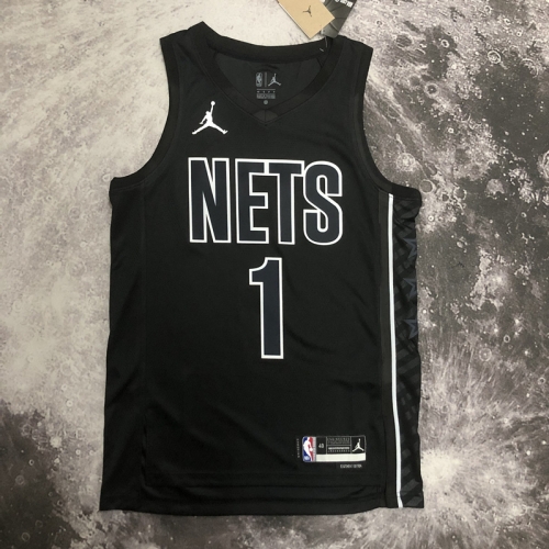 2023 Season Feiren Limited Version Brooklyn Nets Black #1 NBA Jersey-311
