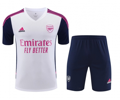 2022/23 Arsenal White & Pink Thailand Soccer Training Uniform-418