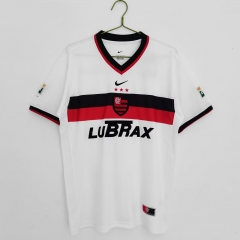 2001 Retro Version CR Flamengo Away White Thailand Soccer Jersey AAA-710