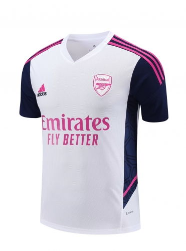 2022/23 Arsenal White & Pink Thailand Soccer Training Jerseys-418