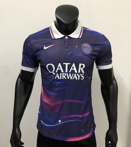 Player Version 2023/24 Paris SG Pink & Purple Training Soccer Thailand jersey AAA-16/2100