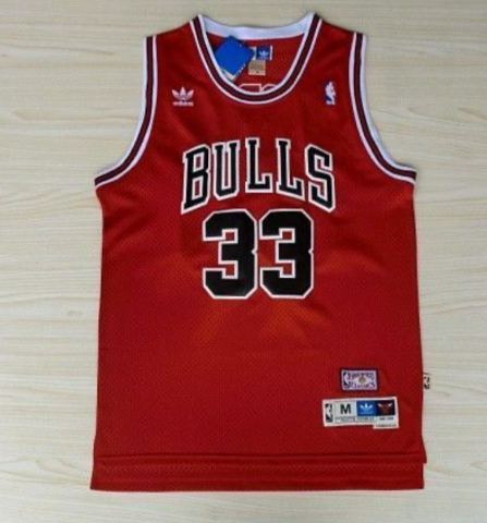 Chicago Bull NBA Red #33 Jersey