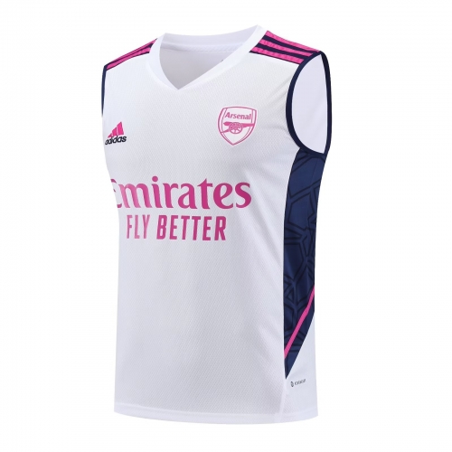 2022/23 Arsenal White & Pink Thailand Soccer Training Vest-418