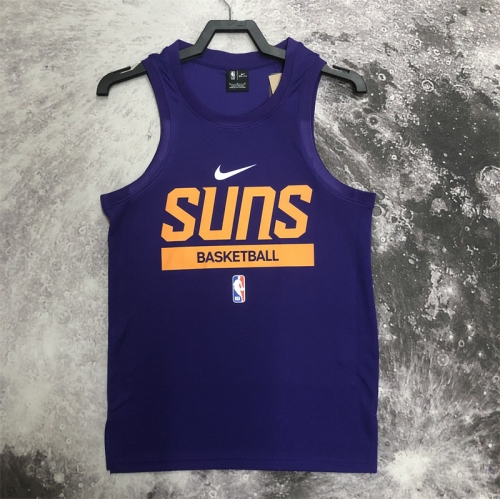 2023 Season Phoenix Suns NBA Purple Traning Jersey-311