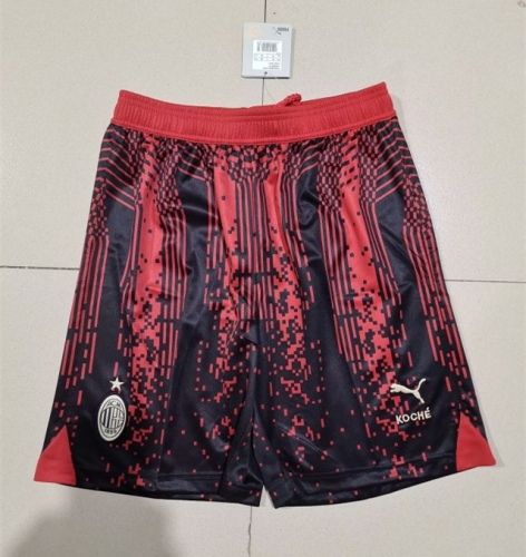 2023/24 AC Milan Red & Black Thailand Soccer Shorts-509/315