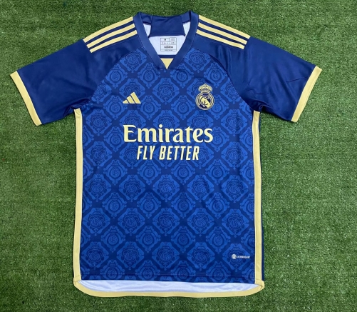 2023-24 Special Version Real Madrid Blue Thailand Soccer Jersey AAA-410/416