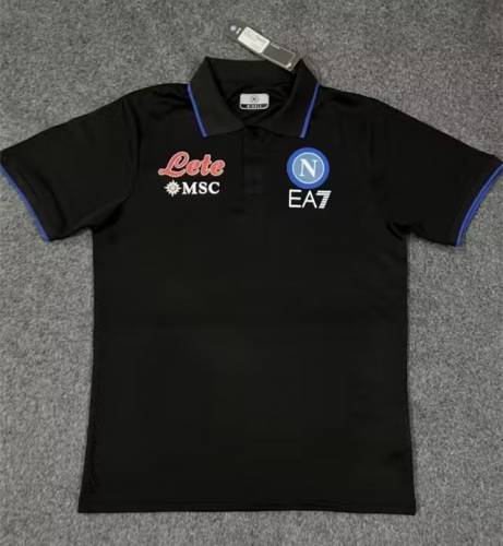 2023/24 SSC Napoli Black Thailand Polo Uniform-47/23/410