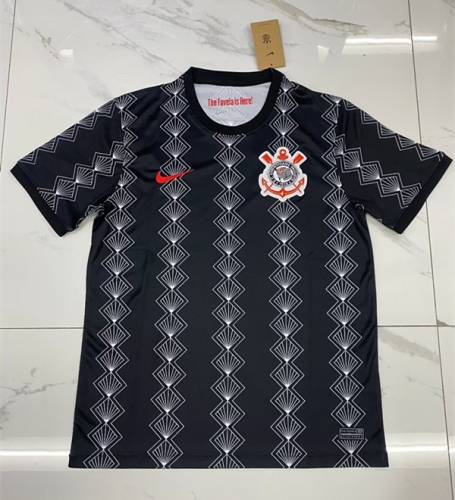 2023/24 Corinthians Black Thailand Soccer Jersey AAA-PF