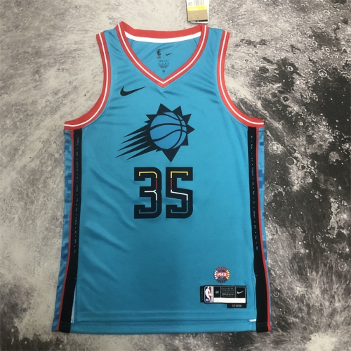 2023 City Version Phoenix Suns NBA Blue #35 Jersey-311