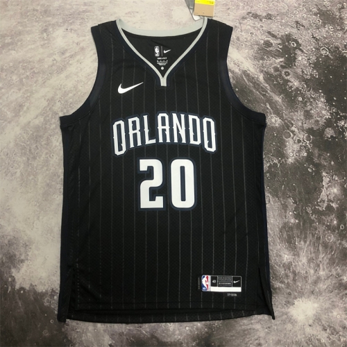 2023 City Version NBA Orlando Magic Black #20 Jersey-311