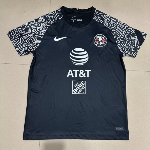 2023/24 Club América Black Thailand Soccer Training Jersey-07