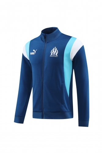 2022/23 Olympique Marseille Royal Blue Jacket Top-LH