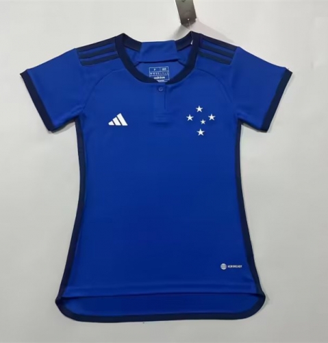 2023/24 Cruzeiro EC Home White Thailand Women Soccer Jersey AAA-908