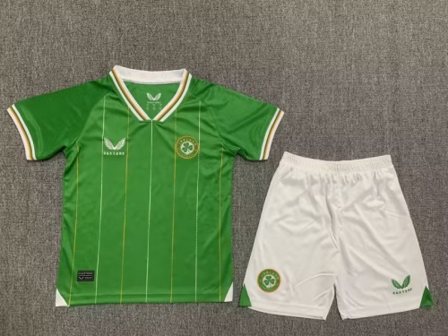 2023/24 Ireland Home Green Kids/Youth Thailand Soccer Uniform-507/522/SL