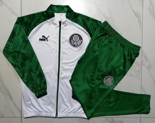 2023/24 SE Palmeiras White & Green Thailand Soccer Jacket Uniform-815