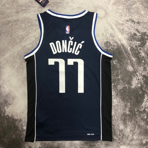 2023 Jordan Limited Version Dallas Mavericks NBA Royal Blue #77 Jersey-311