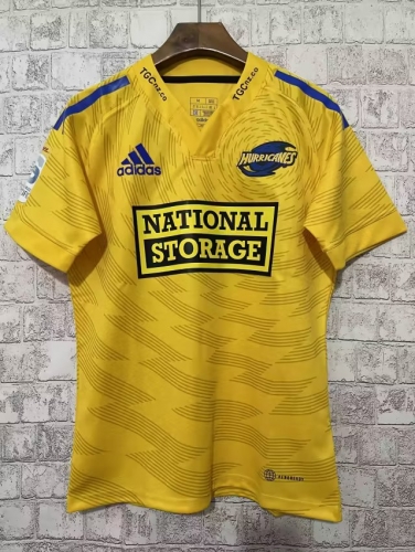 2023 Hurricanes Home Yellow Thailand Rugby Shirts-805