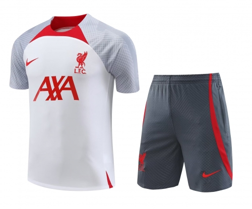 2023/24 Liverpool White Thailand Soccer Training Uniform-418