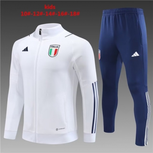 2023/24 Italy White Kids/Youth Jacket Unifom-801