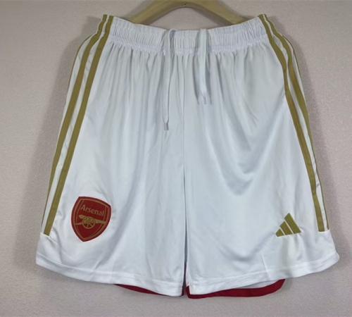 23/24 Arsenal White Thailand Soccer Shorts-703/315