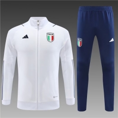 2023/24 Italy White Soccer Jacket Uniform-815/801