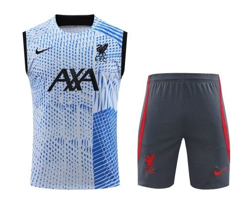 2023/24 Liverpool Sky Blue Thailand Soccer Training Uniform-418