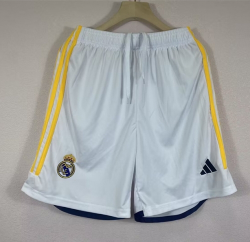 2023/24 Real Madrid Home White Thailand Soccer Shorts-703/315