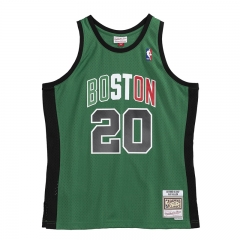 SW Hot press Retro Version Boston Celtics Green NBA #20 Jersey-311