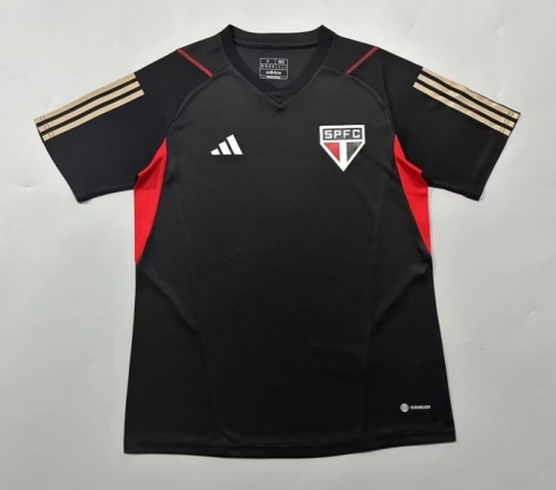 2023/24 São Paulo FC Black Thailand Soccer Training Jersey-908