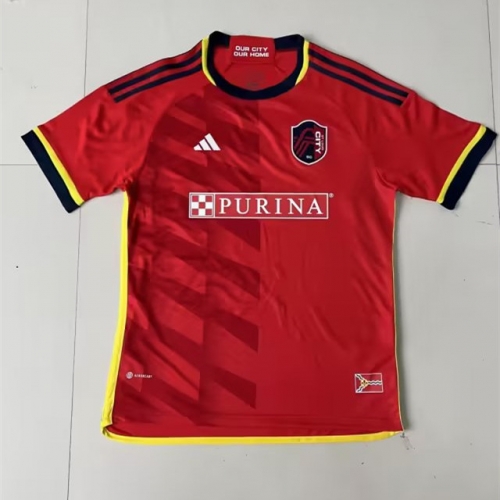 2023/24 Louisville City Home Red Thailand Soccer Jeryer AAA-DG/709/47