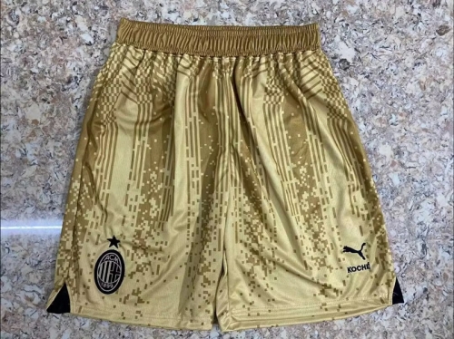 2023/24 AC Milan Gold Thailand Soccer Shorts-509